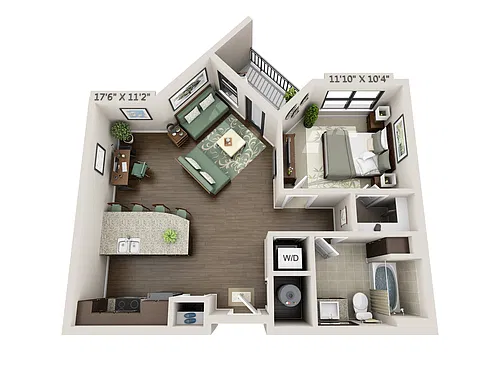 Floor plan Believe (A1C)