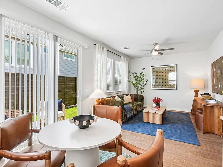 YardHomes Rowlett Creek Dining and Living Room