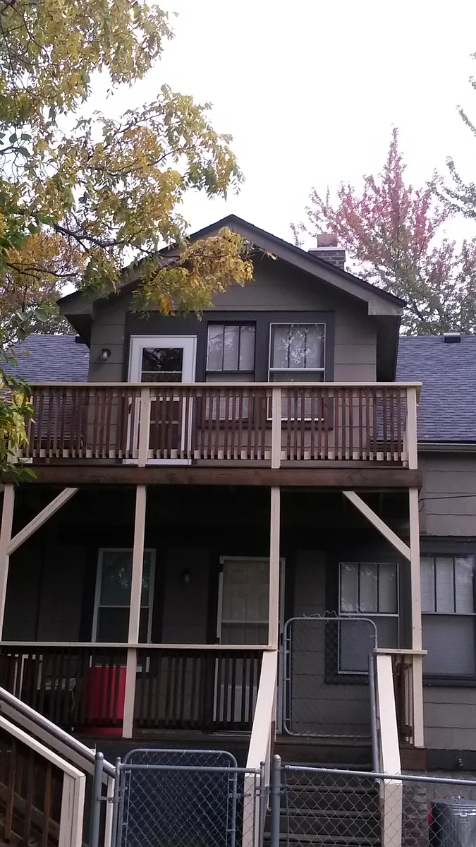 Entry to upper unit in rear of house. - 11219 Jackson Ave #B