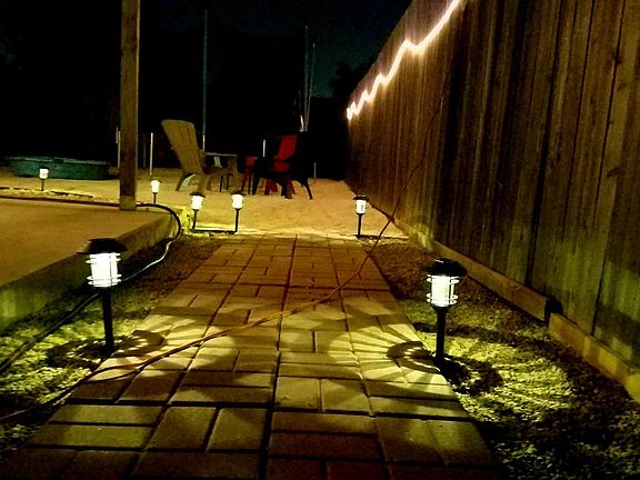 Walkway to the backyard