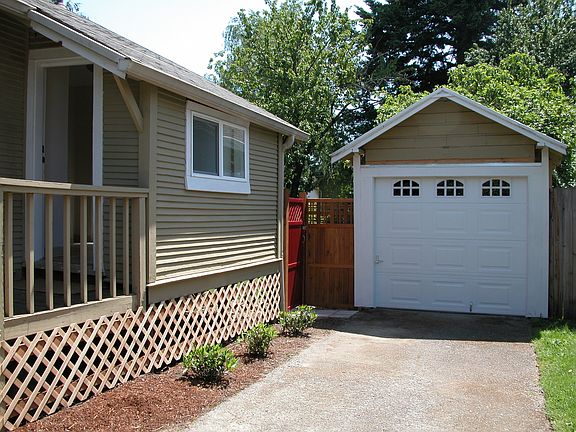 Attached Garage (home was recently painted, cape cod gray)