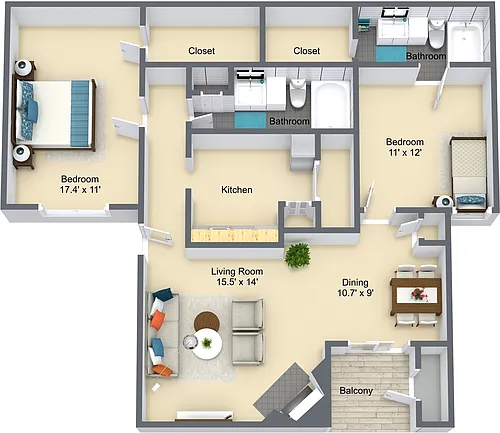 Floor plan Ascona