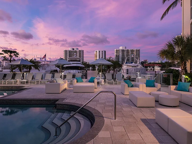 Enjoy relaxing nights poolside