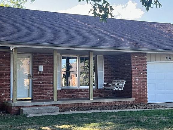 Front porch with swing