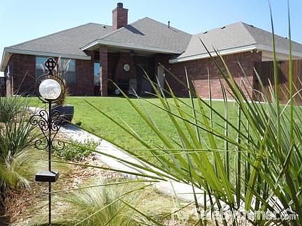 Large backyard
						:
						Irrigation system for front grass and upgraded flower beds.