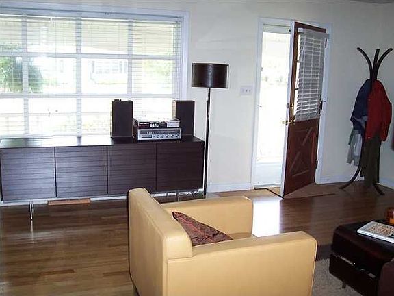 Bright window and front door