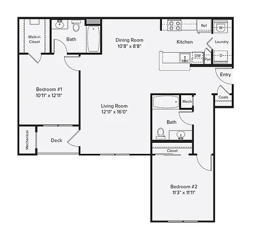 Floor plan BF3-1073