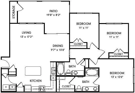 Floor plan C1