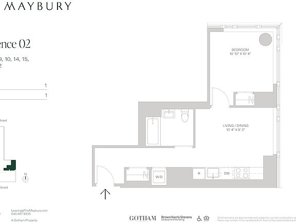 3rd image of 550 10th Ave #1402