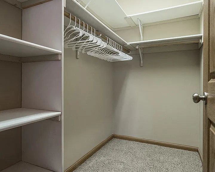 Have lots of clothes? No problem here with our spacious closets!