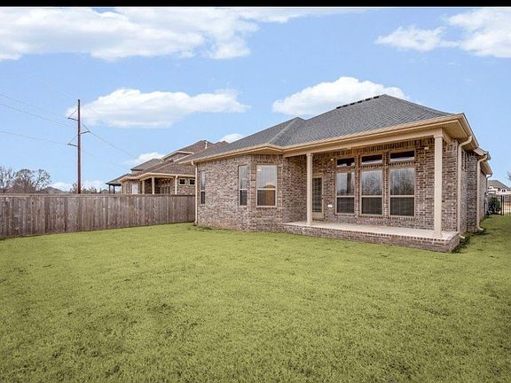 Back yard and patio