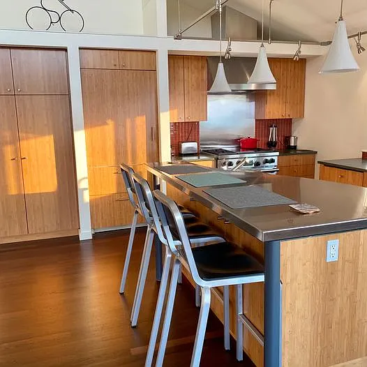 Kitchen island and work area