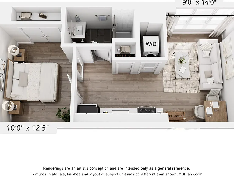 1 Bedroom 1 Bedroom