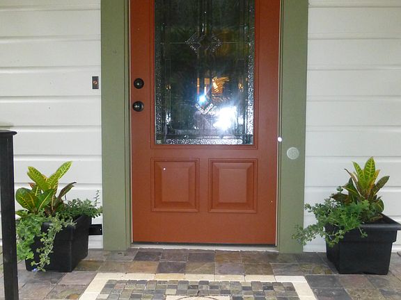 Welcome Home- slate porch