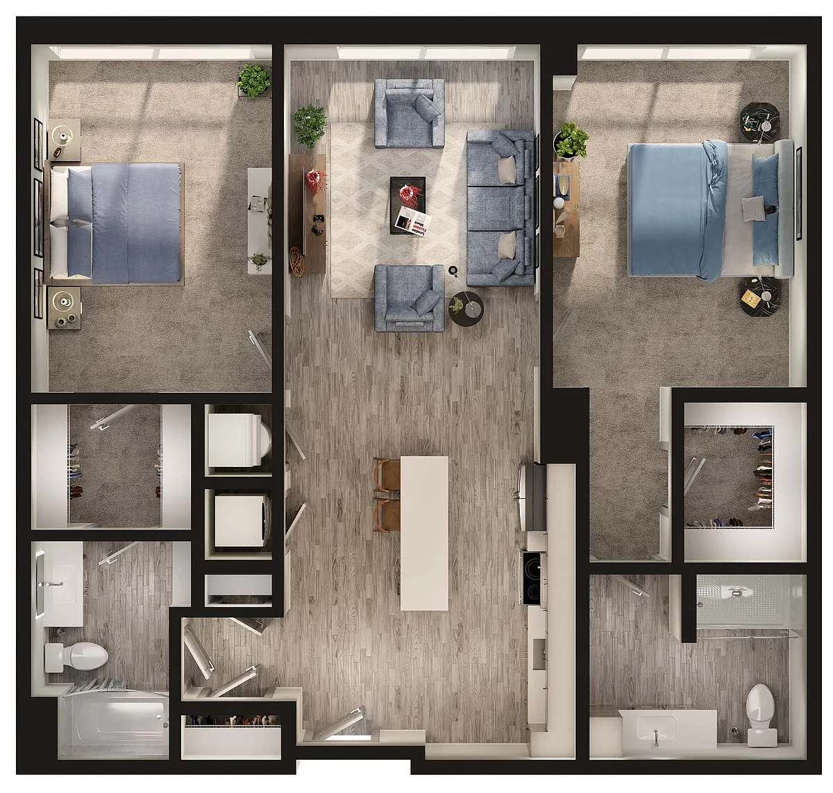 Floor plan B3