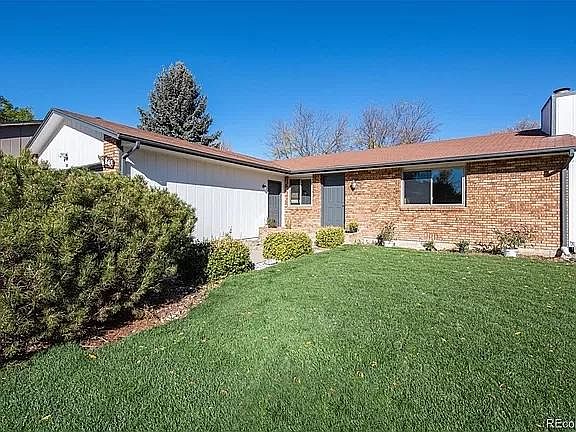 Landscaped front yard