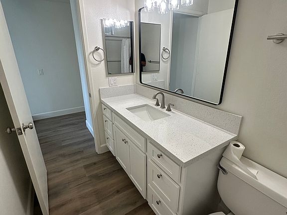 Remodeled bathroom.