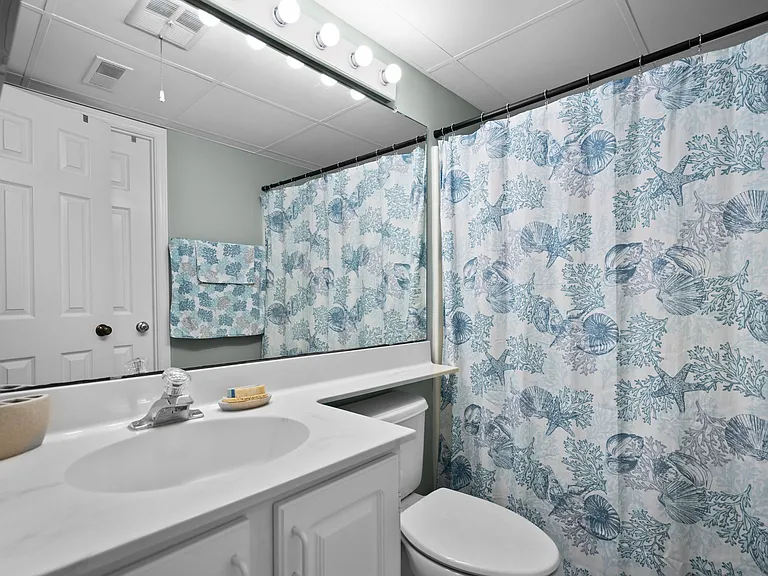 2nd bathroom (entrance available from hallway and 2nd bedroom)