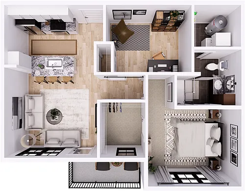 Floor plan Thomas-1F
