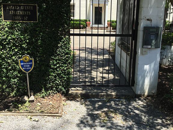 Pedestrian Entrance to Gated Community