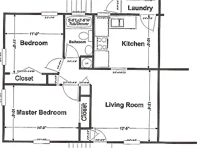 2 bed, 850 sqft, $1,375 — Photo 2