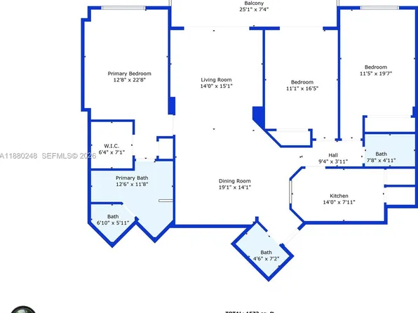 888 Brickell Key Dr APT 1807, Miami, FL 33131