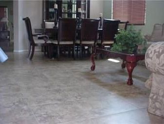 Beautiful tile floors throughout