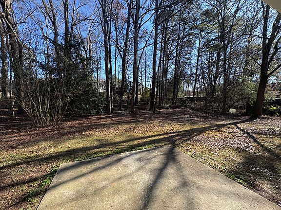 Huge back yard - looking right out of living room door.