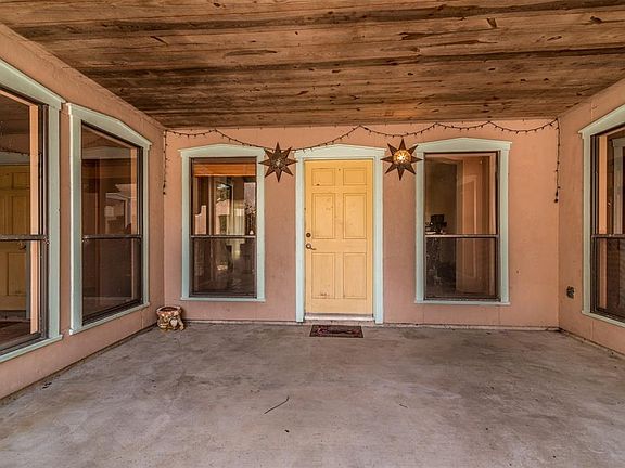 Covered patio entry way