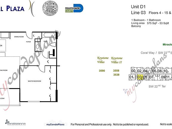 Floor Plan coral plaza