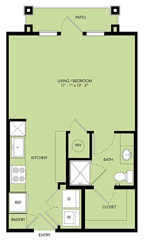 Floor plan S1-495sf