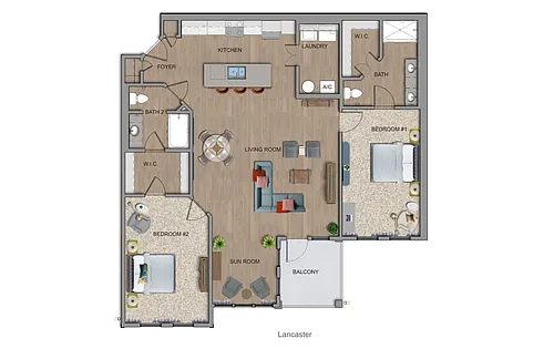 Floor plan Lancaster