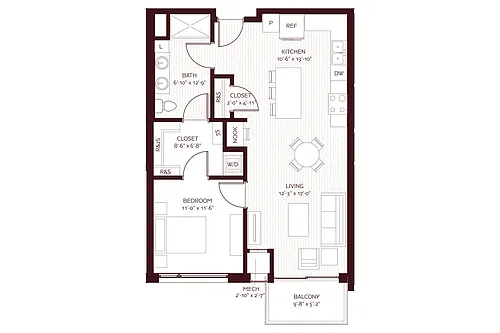Floor plan Grigio