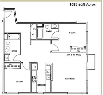 2bd 2bath unit 409
