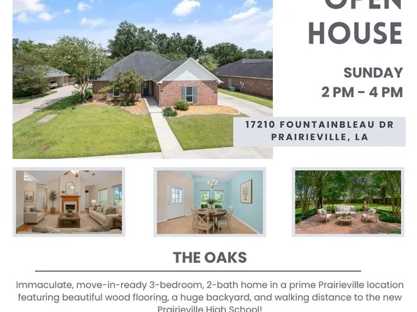 17210 Fountainbleau Dr, Prairieville, LA 70769