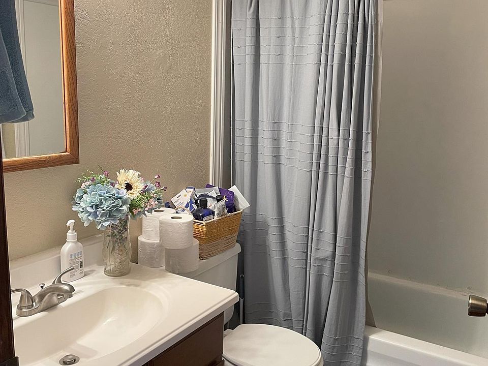 Upstairs with full bathroom.