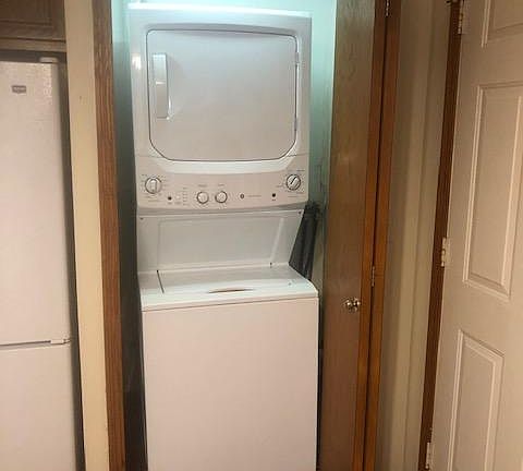 Newer washer and dryer included.