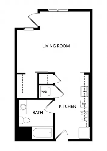 Floor plan Unity - Studio