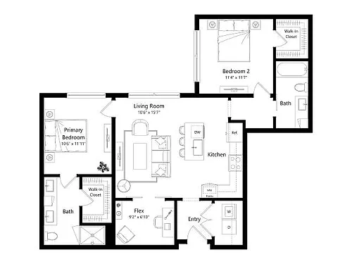 Floor plan B3