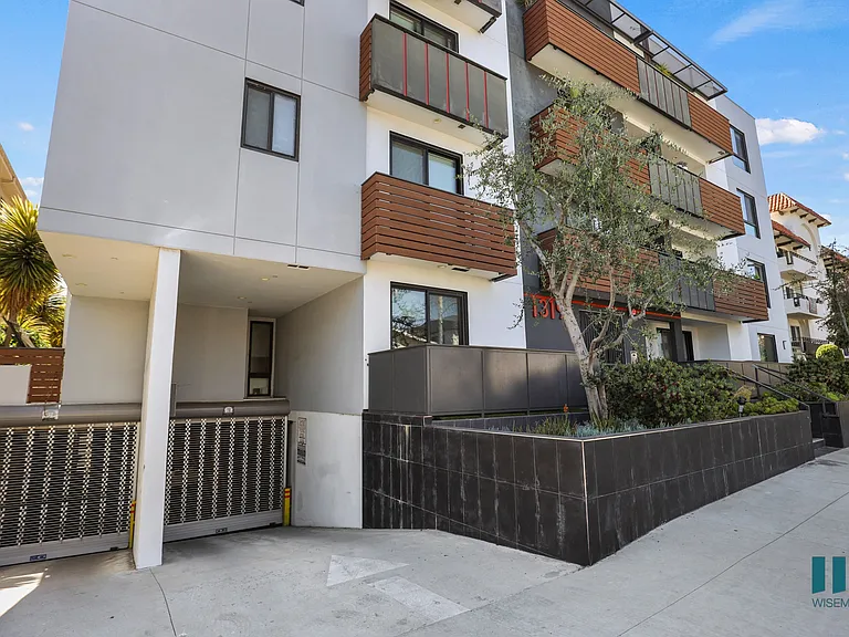 Martel Flats Resident Garage Entrance and Exit