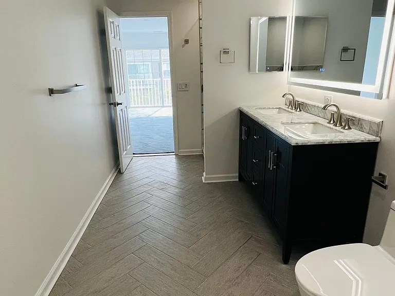 Master Bedroom - New Full Bathroom with Standing Shower and Soaking Tub