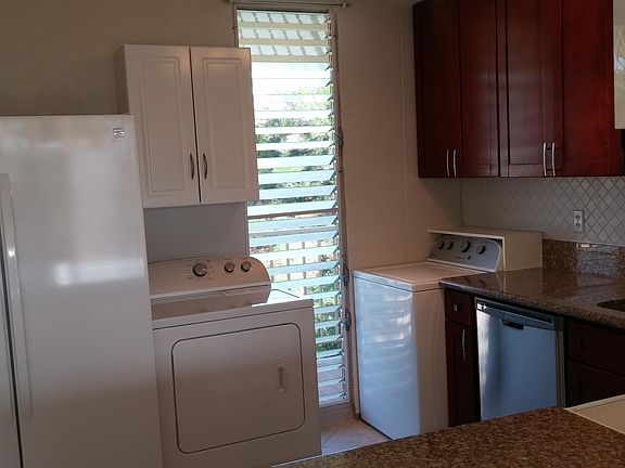 Full size washer and dryer.