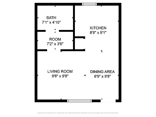 Floor plan Studio