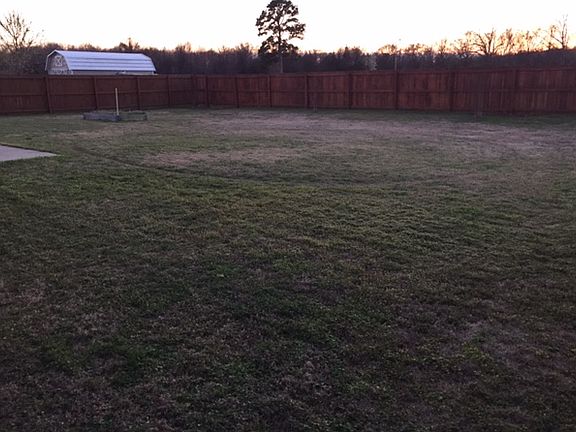 Large fenced back yard