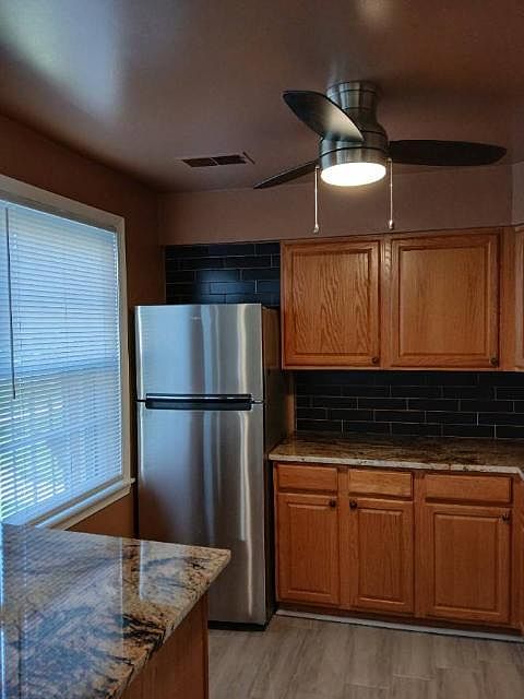 Kitchen view over bar edge