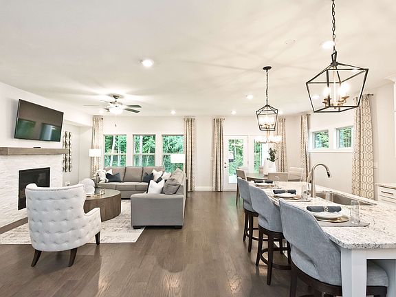 Johnson floorplan modeled at Bethany Manor in Snellville, GA.