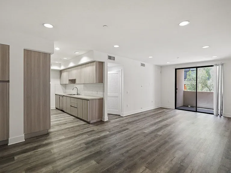 Open-Concept Kitchen, Dining, and Living Room Areas