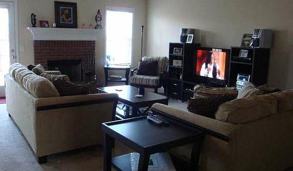 Layout of living room