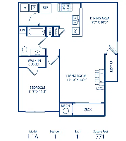 Floor plan A1a60