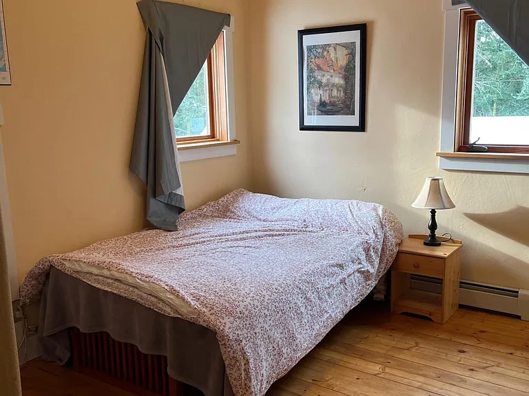 BR 3 on 2nd floor, staged with furniture